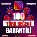 ⭐️ [GARANTİLİ] 100 İNSTAGRAM TÜRK BEĞENİ ⭐