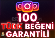 ⭐️ [GARANTİLİ] 100 İNSTAGRAM TÜRK BEĞENİ ⭐