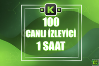⭐️ [GARANTİLİ] 100 KİCK CANLI YAYIN İZLENME ⭐
