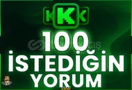 ⭐️ [GARANTİLİ] 100 KİCK İSTEDİĞİN YORUM ⭐