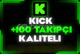 ⭐️[GARANTİLİ] 100 KİCK TAKİPÇİ | KALİTELİ⭐️