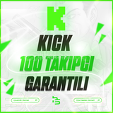 ⭐(GARANTİLİ) 100 KİCK TAKİPÇİ | KALİTELİ⭐