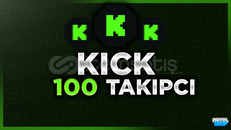 ⭐️[GARANTİLİ] 100 KİCK TAKİPÇİ | KALİTELİ ⭐️