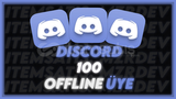 [GARANTİLİ] 100 Offline Discord Üye - Anlık