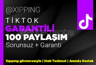 GARANTİLİ | 100 PAYLAŞIM TİKTOK