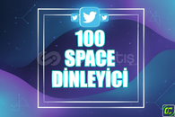 ⭐️ [GARANTİLİ] 100 SPACE DİNLEYİCİ 1 SAAT ⭐