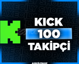 ⭐️[GARANTİLİ]⭐️ 100 Takipçi | Kick