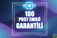 ⭐️ [GARANTİLİ] 100 TELEGRAM POST EMOJİ⭐