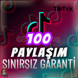 ⭐️ [GARANTİLİ] 100 TİKTOK PAYLAŞIM ⭐