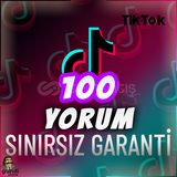 ⭐️ [GARANTİLİ] 100 TİKTOK YORUM ⭐