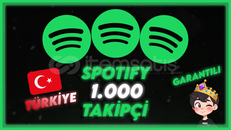 [GARANTILI] %100 Türk 1000 Spotify Takipçi