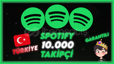 [GARANTILI] %100 Türk 10.000 Spotify Takipçi