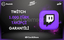 ⭐[GARANTİLİ] (%100 TÜRK) TWİTCH 1.000 TAKİPÇİ⭐