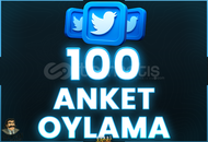 ⭐️ [GARANTİLİ] 100 TWİTTER ANKET OYLAMA ⭐