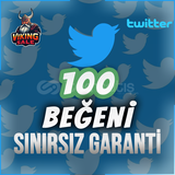 ⭐️ [GARANTİLİ] 100 TWİTTER BEĞENME ⭐