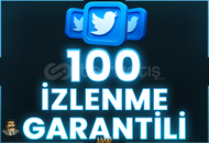 ⭐️ [GARANTİLİ] 100 TWİTTER İZLENME ⭐
