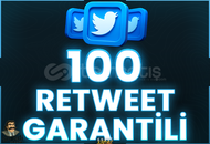 ⭐️ [GARANTİLİ] 100 TWİTTER RETWEET ⭐