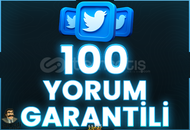 ⭐️ [GARANTİLİ] 100 TWİTTER YORUM ⭐