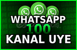 ⭐[GARANTILI] 100 WHATSAPP KANAL UYESI⭐