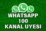 ⭐[GARANTILI] 100 WHATSAPP KANAL UYESI⭐