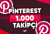 ⭐[GARANTİLİ] 1.000 Adet Pinterest Takipçi