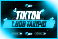 ⭐[Garantili] 1000 Adet Tiktok Takipçi ⭐
