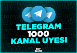 ⭐(GARANTİLİ) 1.000 AKTİF TELEGRAM KANAL ÜYESİ ⭐