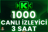 ⭐️ [GARANTİLİ] 1000 CANLI YAYIN İZLENME 3 SAAT⭐