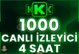 ⭐️ [GARANTİLİ] 1000 CANLI YAYIN İZLENME 4 SAAT⭐