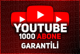 GARANTİLİ 1000 GERÇEK ABONE
