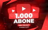 ⭐[GARANTİLİ] 1000 GERÇEK ABONE YOUTUBE