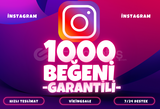 ⭐️ [GARANTİLİ] 1000 İNSTAGRAM BEĞENİ⭐