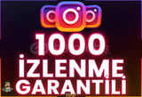 ⭐️ [GARANTİLİ] 1000 İNSTAGRAM İZLENME ⭐