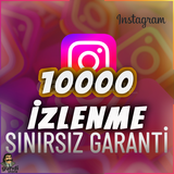 ⭐️[GARANTİLİ] 10000 İNSTAGRAM İZLENME ⭐