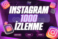 ⚡ [GARANTİLİ] 1000 İNSTAGRAM İZLENME ⚡