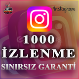 ⭐️ [GARANTİLİ] 1000 İNSTAGRAM İZLENME ⭐