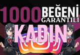 ⭐️[GARANTİLİ]⭐️1000 INSTAGRAM KADIN BEĞENİ⭐️