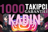 ⭐️[GARANTİLİ]⭐️1000 INSTAGRAM KADIN TAKİPÇİ⭐️