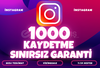 ⭐️ [GARANTİLİ] 1000 İNSTAGRAM KAYDETME ⭐