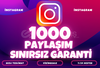 ⭐️ [GARANTİLİ] 1000 İNSTAGRAM PAYLAŞIM ⭐
