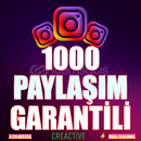 ⭐️ [GARANTİLİ] 1000 İNSTAGRAM PAYLAŞIM ⭐