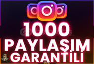 ⭐️ [GARANTİLİ] 1000 İNSTAGRAM PAYLAŞIM ⭐