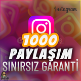 ⭐️[GARANTİLİ] 1000 İNSTAGRAM PAYLAŞIM ⭐