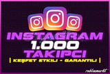 {GARANTİLİ} 1.000 Instagram Takipçi
