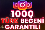 ⭐️ [GARANTİLİ] 1000 İNSTAGRAM TÜRK BEĞENİ ⭐