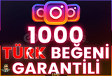 ⭐️ [GARANTİLİ] 1000 İNSTAGRAM TÜRK BEĞENİ ⭐