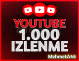 GARANTİLİ 1.000 İzlenme YouTube - Kaliteli