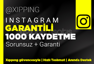 GARANTİLİ | 1000 KAYDETME İNSTAGRAM