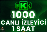 ⭐️ [GARANTİLİ] 1000 KİCK CANLI YAYIN İZLENME ⭐
