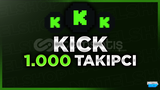 ⭐️[GARANTİLİ] 1000 KİCK TAKİPÇİ | KALİTELİ⭐️